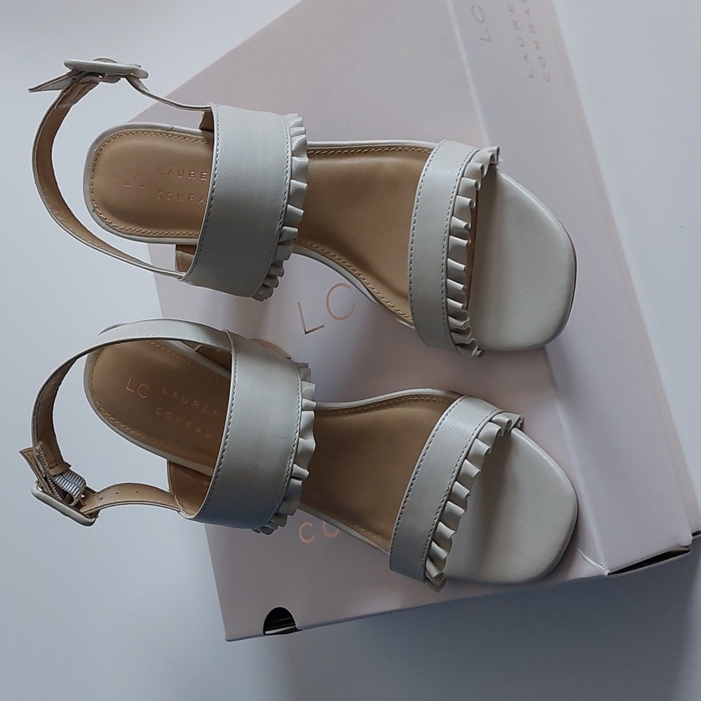 La Lauren conrad Ettaa women's slingback‎ sandals size 9.5 - Picture 2 of 8